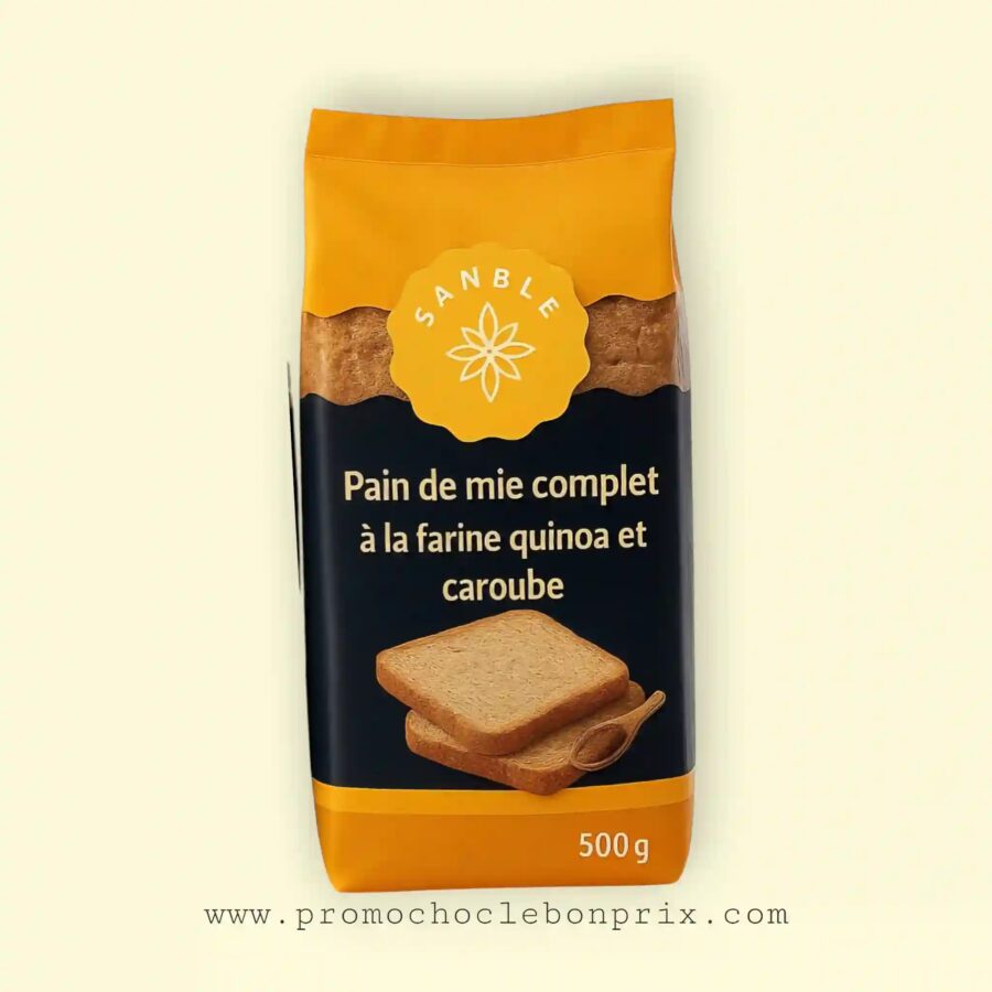 2023/08/1000131084.jpg SANBLE PAIN DE MIE COMPELT SG SARRASIN CAROUBE – Image 1