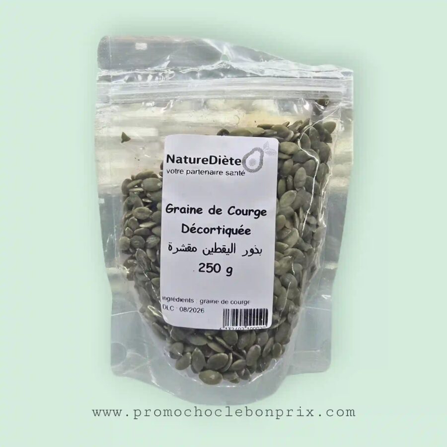 2023/08/1000135203.jpg NATUREDIETE GRAIN DE COURGE 250G – Image 1