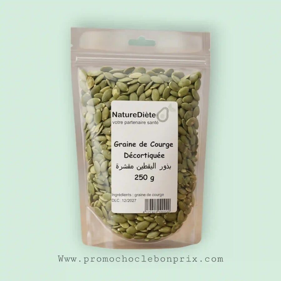 2023/08/1000217582.jpg NATUREDIETE GRAIN DE COURGE 250G – Image 1