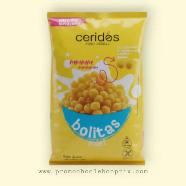 CERIDES CEREAL BOLITAS MIEL SANS GLUTEN 500G