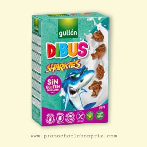 GULLON SANS GLUTEN DIBUS SHARKIES