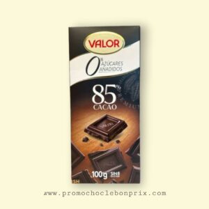 VALOR CHOCOLAT NOIR 100G 85%