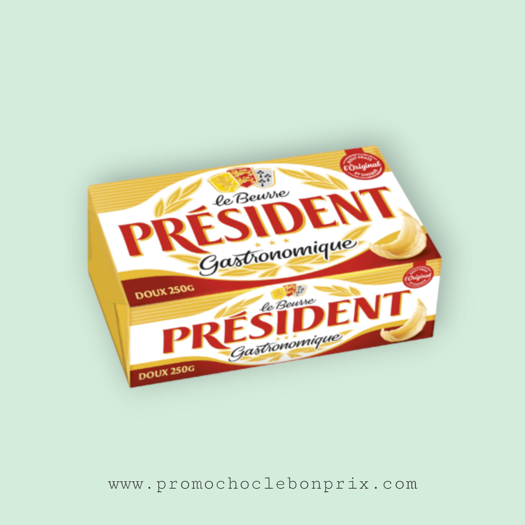 PRESIDENT BEURRE 100/100 225G