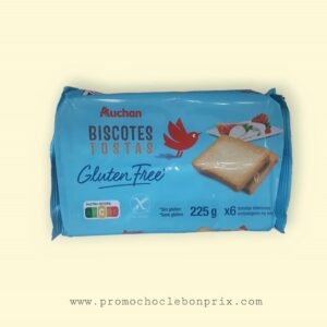 AUCHAN BISCOTTE SANS GLUTEN 225G