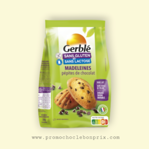 GERBLE MADELEINES PEPITES DE CHOCOLAT