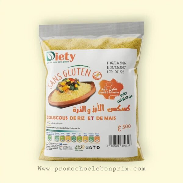DIETY COUSCOUS RIZ DE MAIS 500G