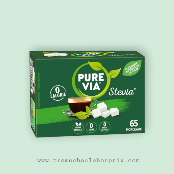 PURE VIA STEVIA 65 MORCEAUX
