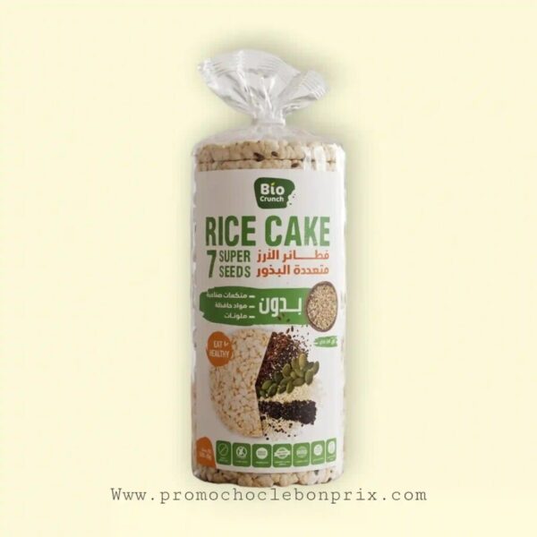 BIO CRUNCH RICE CAKE 7 SUPER SEEDS