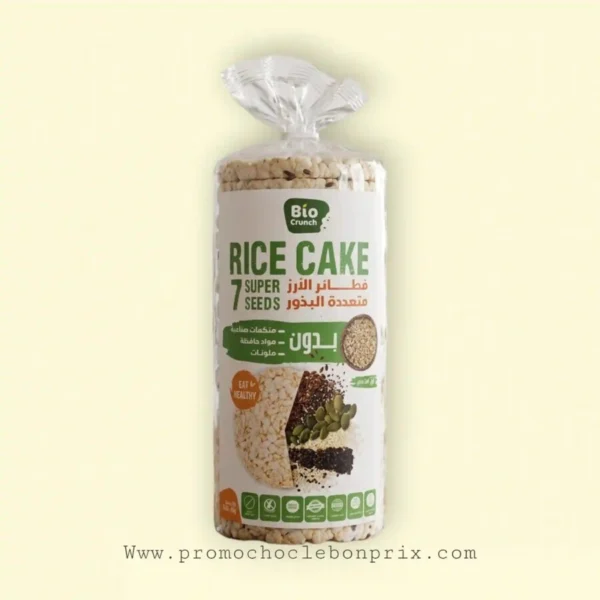 BIO CRUNCH RICE CAKE 7 SUPER SEEDS