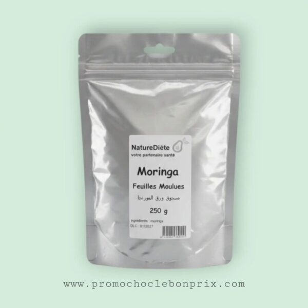 MORINGA FEUILLE MOULUES 250G