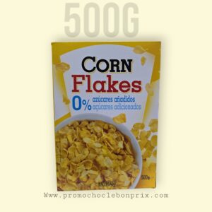 CORN FLAKES   SANS SUCRE 500G CONTIENT DU GLUTEN