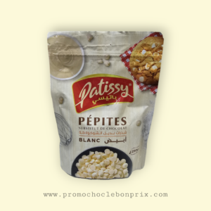PATISSY PÉPITES CHOCOLAT BLANC 250G