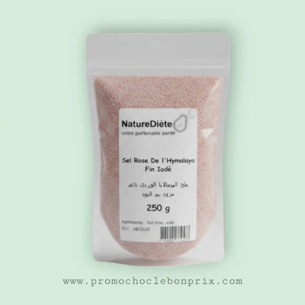 NATUREDIETE SEL ROSE HIMALAYA 250G FIN IODE