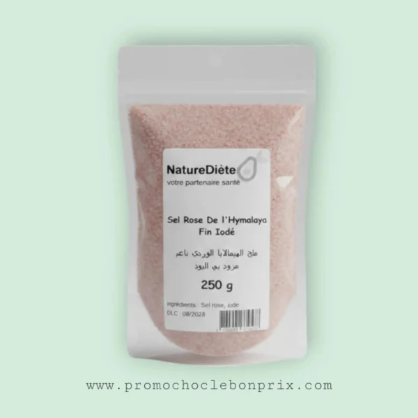 NATUREDIETE SEL ROSE HIMALAYA 250G FIN IODE