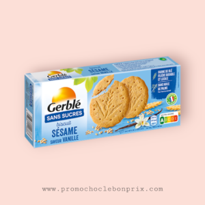 GERBLE SANS SUCRE SÉSAME SAVEUR VANILLE