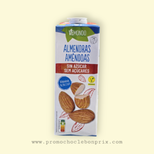 VEMONDO LAIT D'AMANDE SANS SUCRE  1L