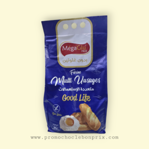 MEGAGLU FREE FARINE SANS GLUTEN 3KG MULTI-USAGE
