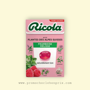 RICOLA 50G FRAMBOISE MÉLISSE