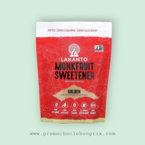 LAKANTO MONKFRUIT SWEETENER GOLDEN ERITRITOL 454G KETO