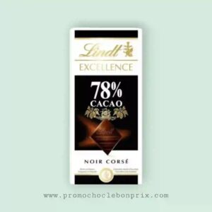LINDT EXCELLENCE CHOCOLAT NOIR 78%