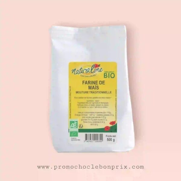 NATURALINE FARINE DE MAIS BIO 500G