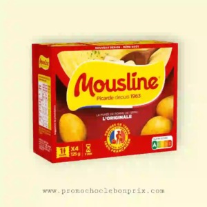 MOUSLINE 125G PURÉE SANS GLUTEN.
