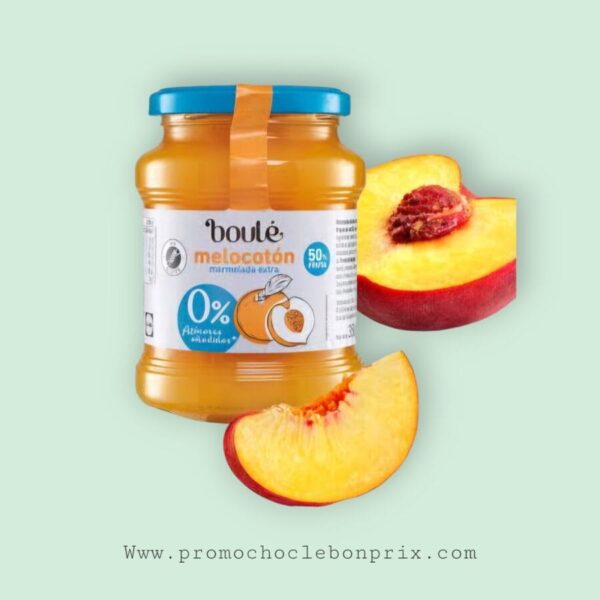 BOULÉ CONFITURE PECHE SS GLUTEN SS SUCRE