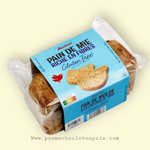 AUCHAN PAINS DE MIE FIBRE