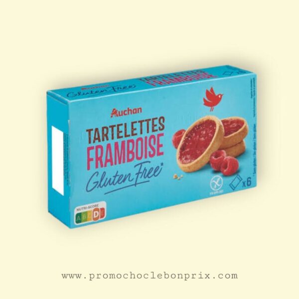 AUCHAN TARTELETTE FRAMBOISE