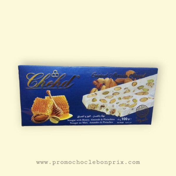 CHEHD NOUGAT100G AMANDE PISTACHE