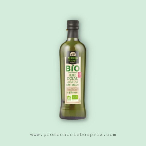 NUMIDIA HUILE DOLIVE 50CL EXTRA VIERGE BIO CLASSIQUE
