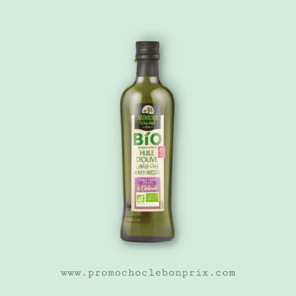 NUMIDIA HUILE DOLIVE 50CL EXTRA VIERGE BIO LA DELICATE
