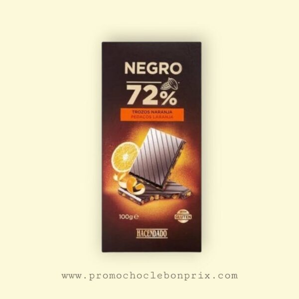 HACENDADO NEGRO 72% ORANGE