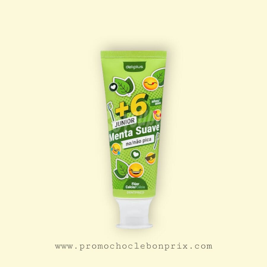 DELIPLUS DENTIFRICE JUNIOR MENTA SUAVE