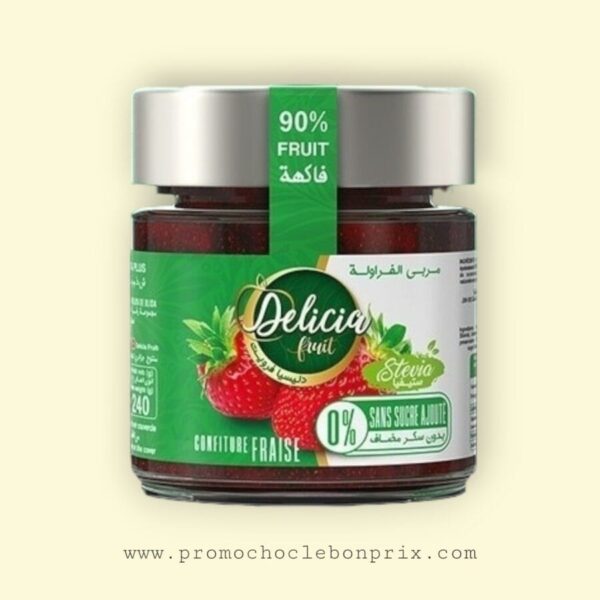 DELICIA CONFITURE STEVIA FRAISE 🍓
