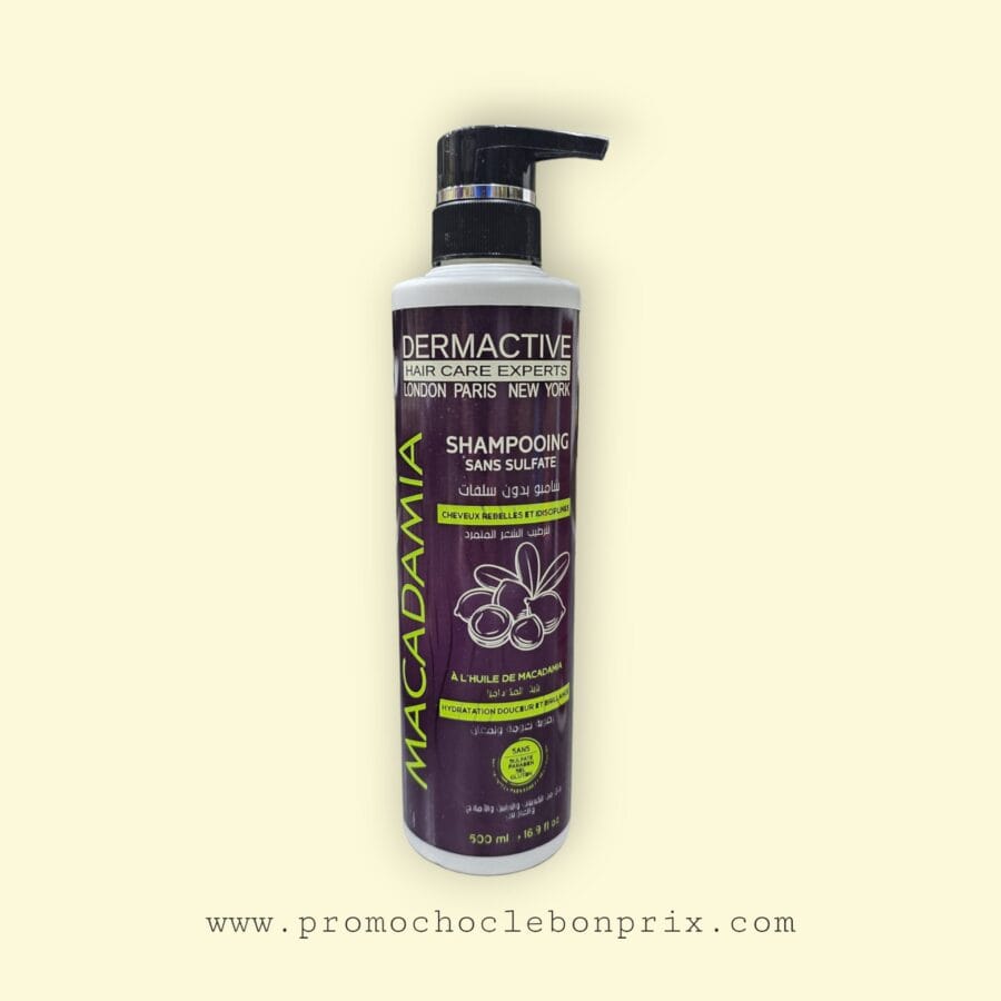 DERMACTIVE SHAMPOO MACADAMIA CHEVEUX REBELLE