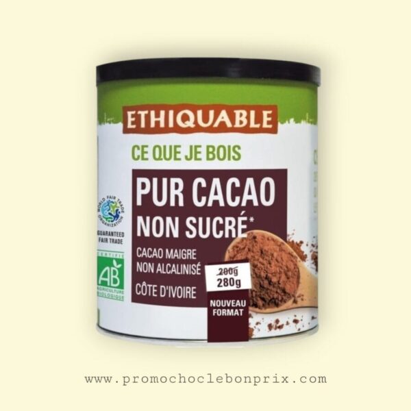 ETHIQUABLE CACAO PURE 280G