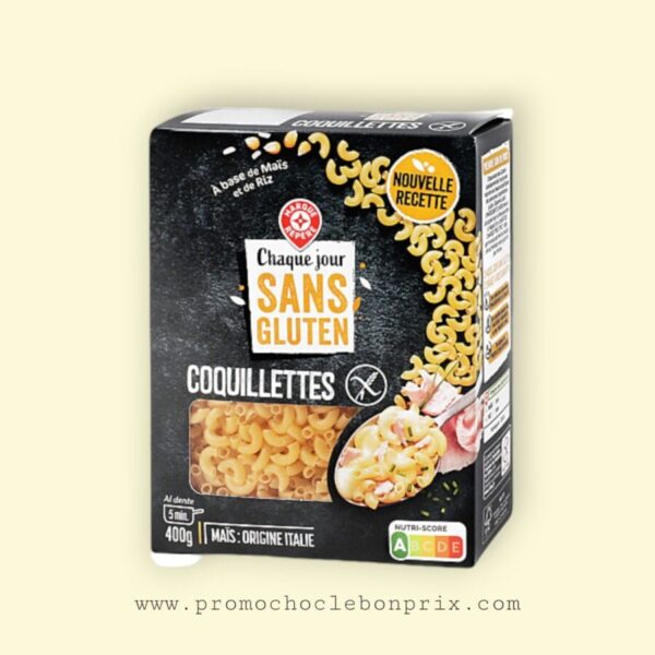 CHAQUE JOURS SANS GLUTEN SANS GLUTEN  PATE COQUILLETTES 400G