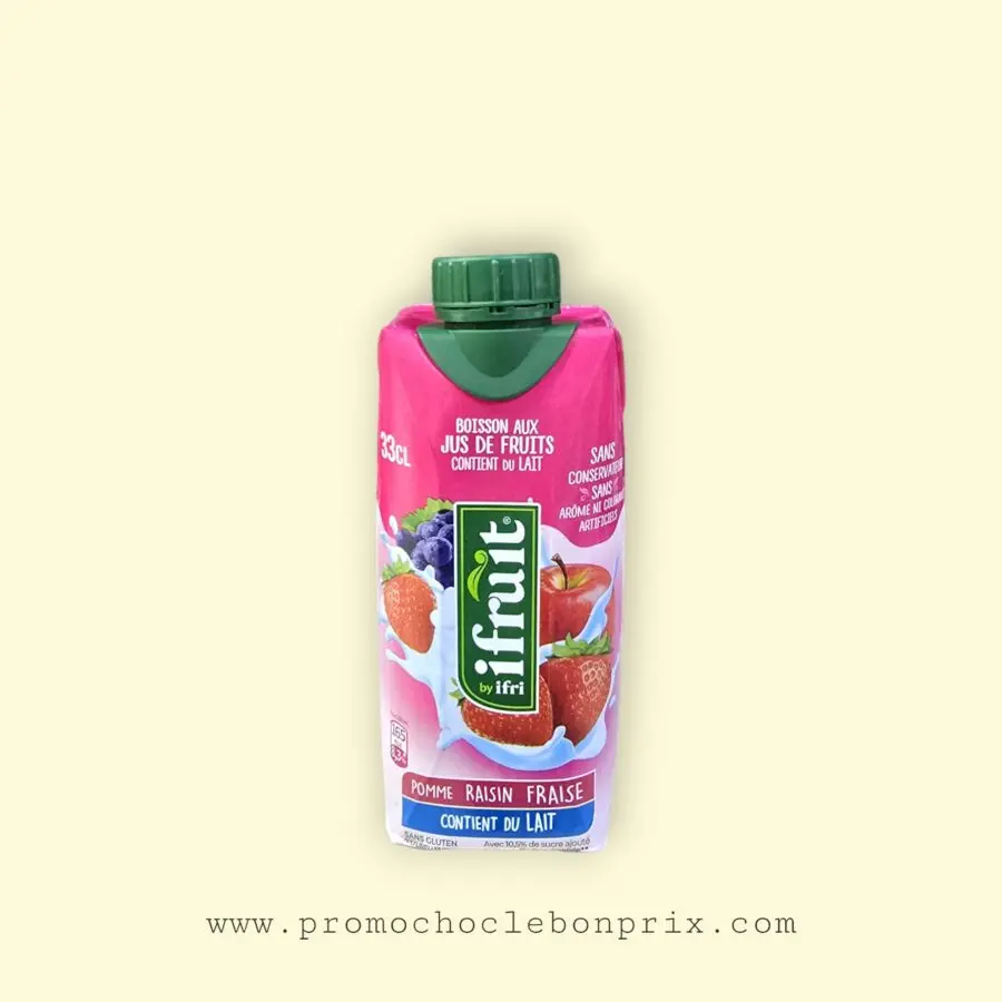 IFRUIT 33CL TETRA AU LAIT RAISIN FRAISE ???? – Image 1