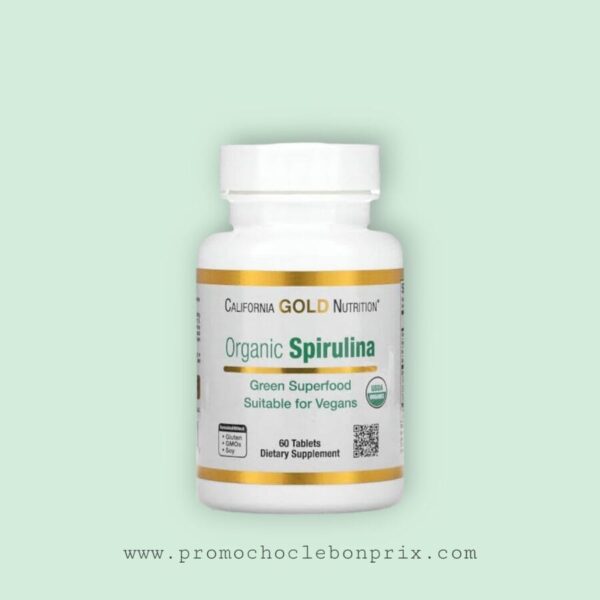 CALIFORNIA ORGANIC SPIRULINE 60 TABLETS