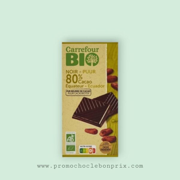 CARREFOUR BIO CHOCOLAT 80%