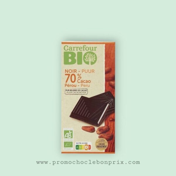 CARREFOUR BIO CHOCOLAT 70%