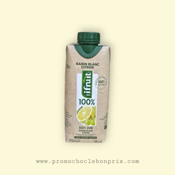 IFRUIT 100% TETRA 33CL RAISIN BLANC CITRON ????
