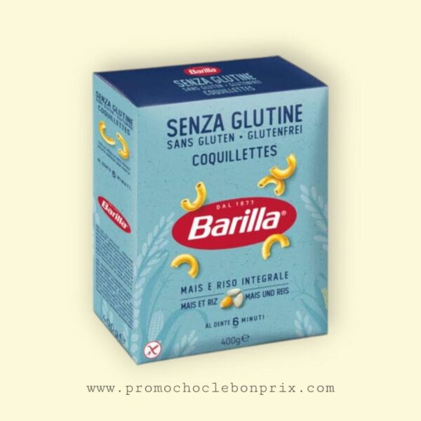 BARILLA SANS GLUTEN COUDE 6 400G