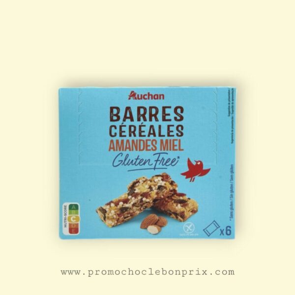 AUCHAN CEREAL CHOCOLAT BARRE