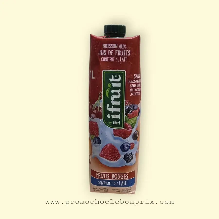 1000034833 IFRUIT 1L TETRA AU LAIT FRUIT ROUGE – Image 1