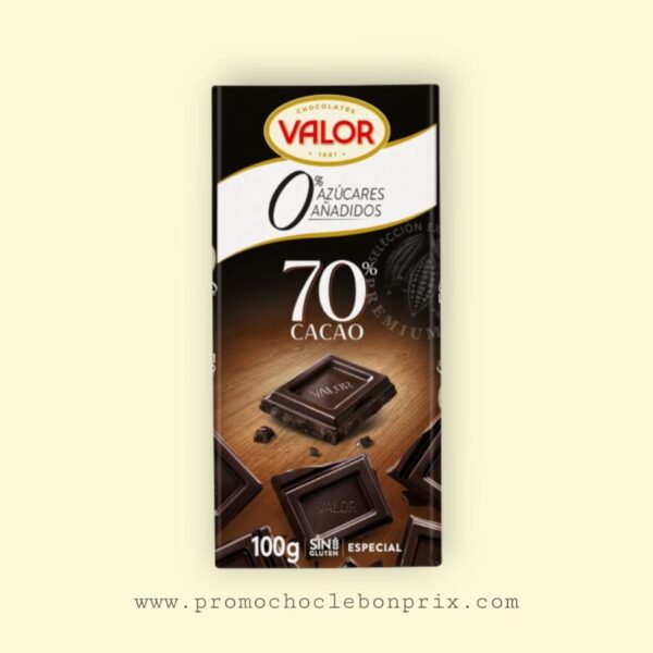 VALOR CHOCOLAT NOIR 100G 70%