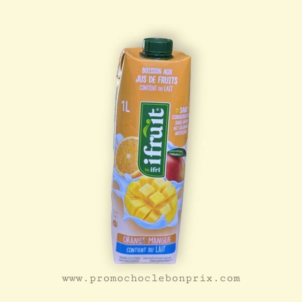 IFRUIT 1L TETRA LAIT ORANGE MANGUE 1L