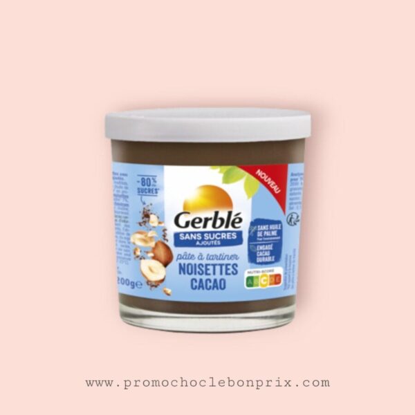 GERBLE PATE A TARTINÉ SANS SUCRE