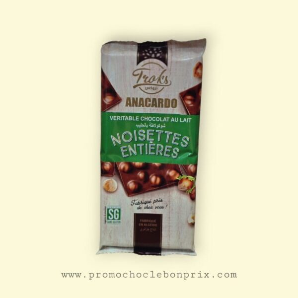 TROKS CHOCOLAT NOISETTE ENTIERES